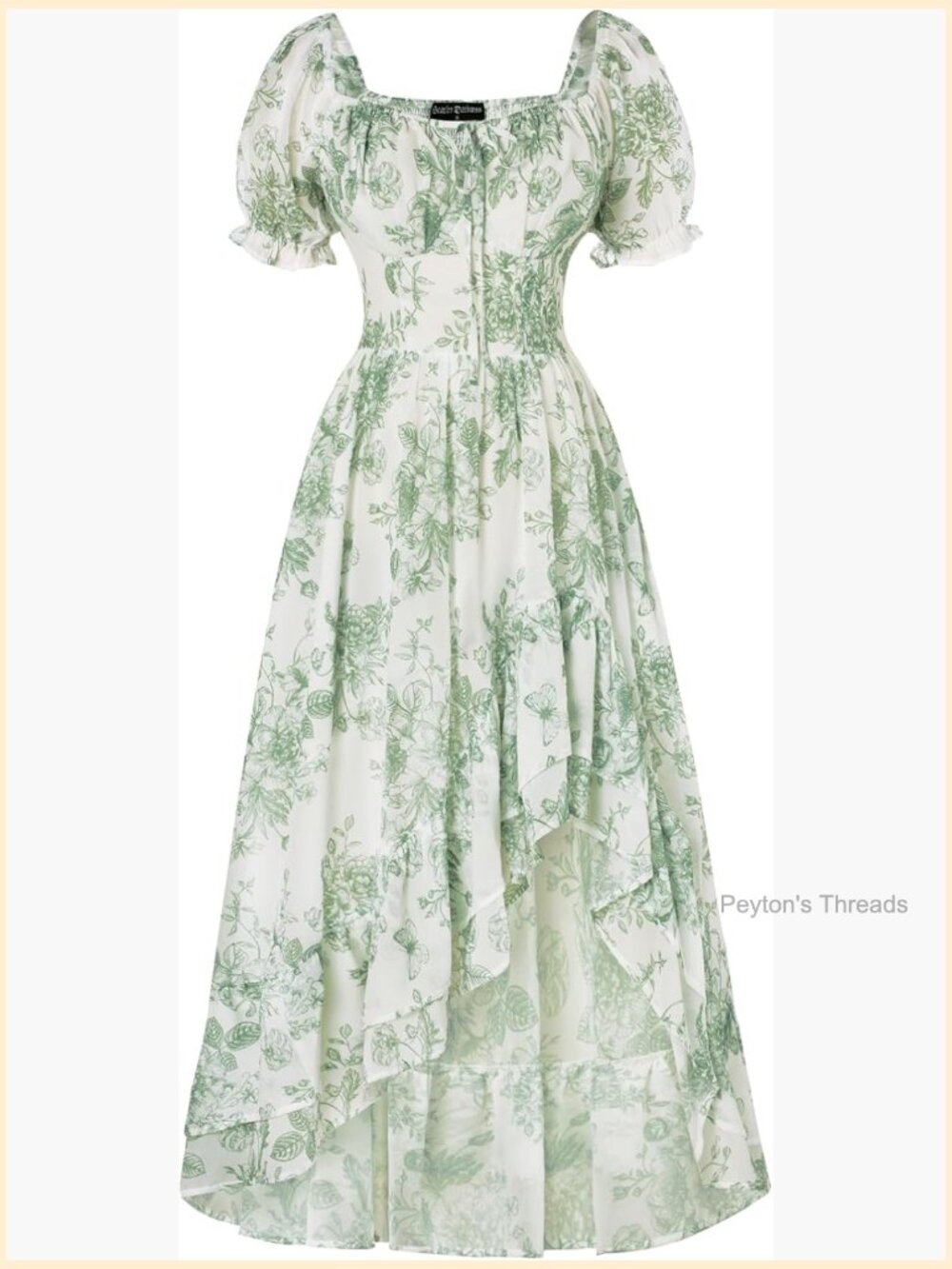Corset Chiffon Flowy Sundress Wedding Guest Dress Summer - Picture 1 of 7